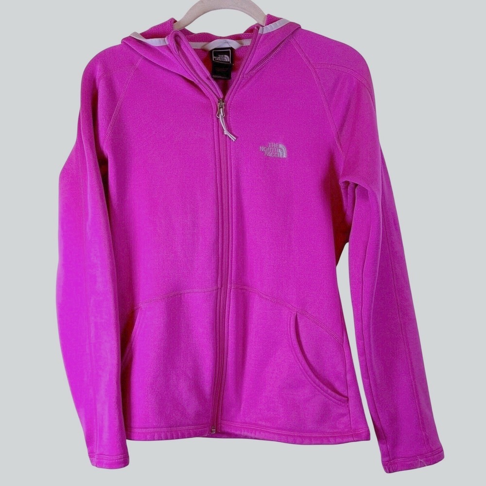 The North Face Surgent Full Zip Hooded Jacket Performance Hoodie‎ Magenta Small